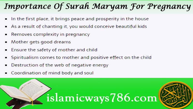 Importance Of Surah Maryam For Pregnancy