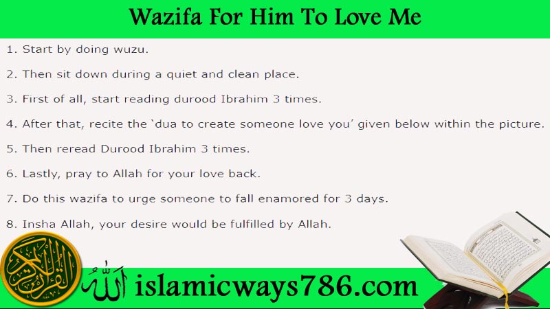 Wazifa For Him To Love Me