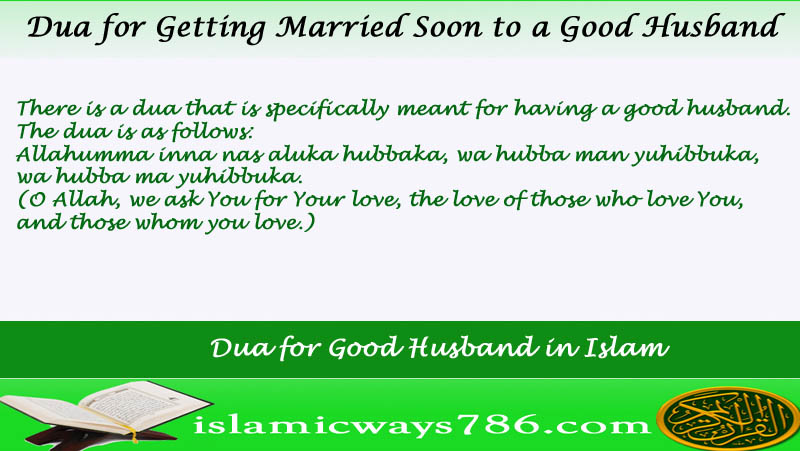 Dua for Getting Married Soon to a Good Husband